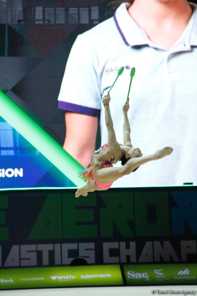 Лучшие моменты финальных соревнований Чемпионата Европы по художественной гимнастике в Баку (ФОТО)