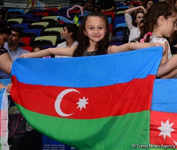 Лучшие моменты финальных соревнований Чемпионата Европы по художественной гимнастике в Баку (ФОТО)