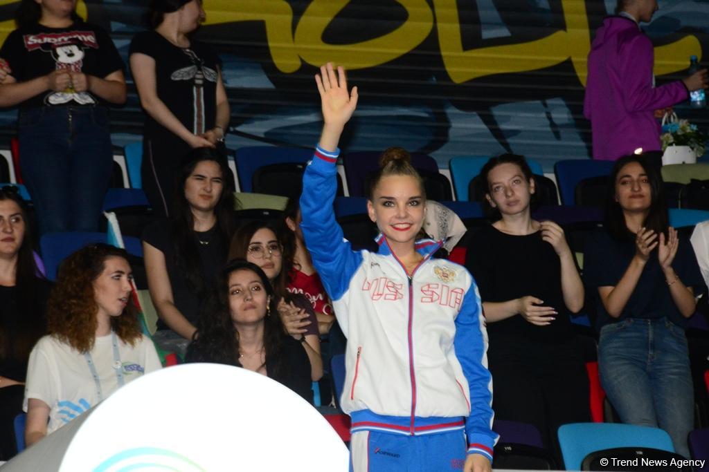 В Баку состоялась церемония награждения победителей Чемпионата Европы по художественной гимнастике в индивидуальной программе (ФОТО)