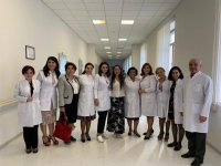 Вице-президент Фонда Гейдара Алиева Лейла Алиева посетила НИИ гематологии и трансфузиологии в Баку (ФОТО)