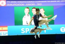 В Баку продолжаются соревнования в рамках Чемпионата Европы по аэробной гимнастике (ФОТО)