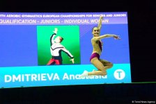 В Баку продолжаются соревнования в рамках Чемпионата Европы по аэробной гимнастике (ФОТО)