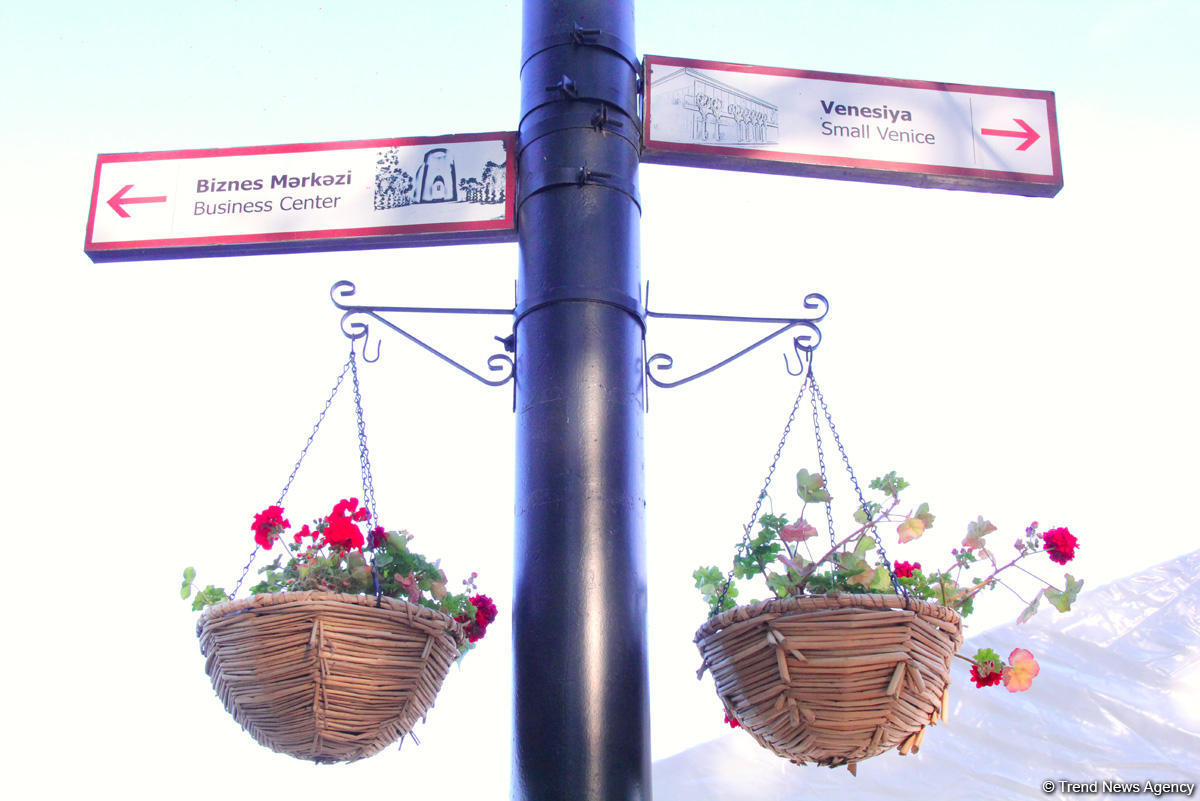 Бакинский бульвар в цветах – наслаждайтесь красотой! (ФОТО)