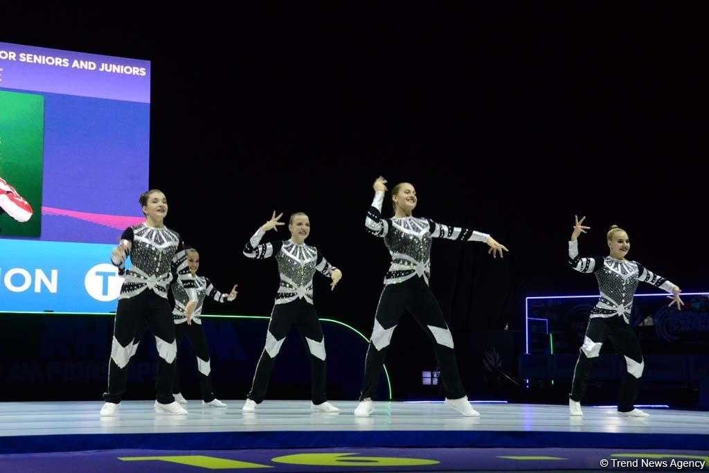 В Баку продолжаются соревнования в рамках Чемпионата Европы по аэробной гимнастике (ФОТО)