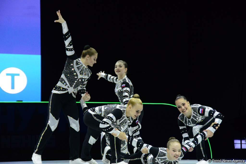 В Баку продолжаются соревнования в рамках Чемпионата Европы по аэробной гимнастике (ФОТО)