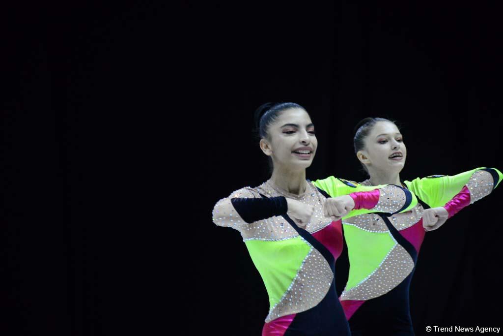 В Баку продолжаются соревнования в рамках Чемпионата Европы по аэробной гимнастике (ФОТО)