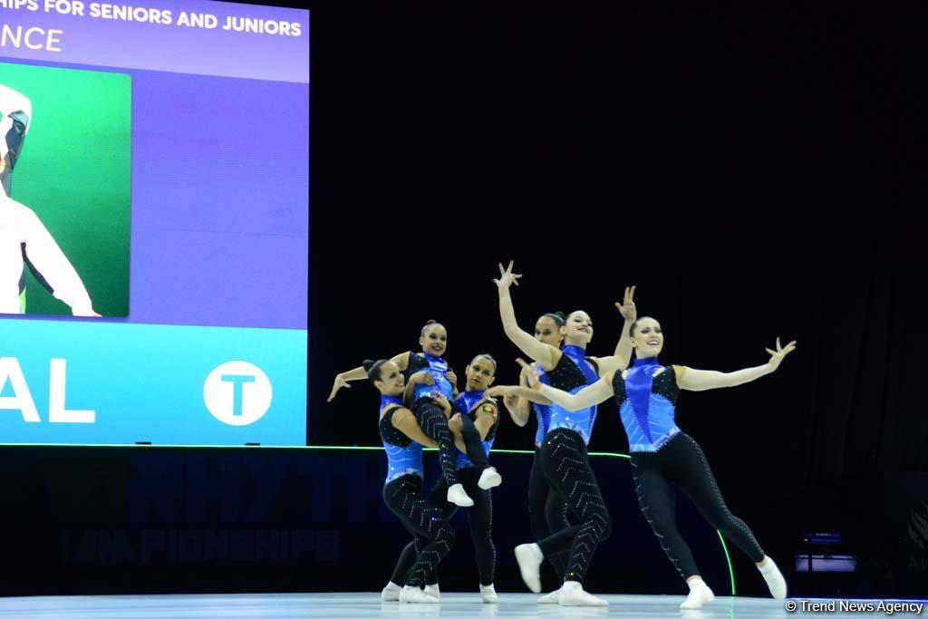 В Баку продолжаются соревнования в рамках Чемпионата Европы по аэробной гимнастике (ФОТО)