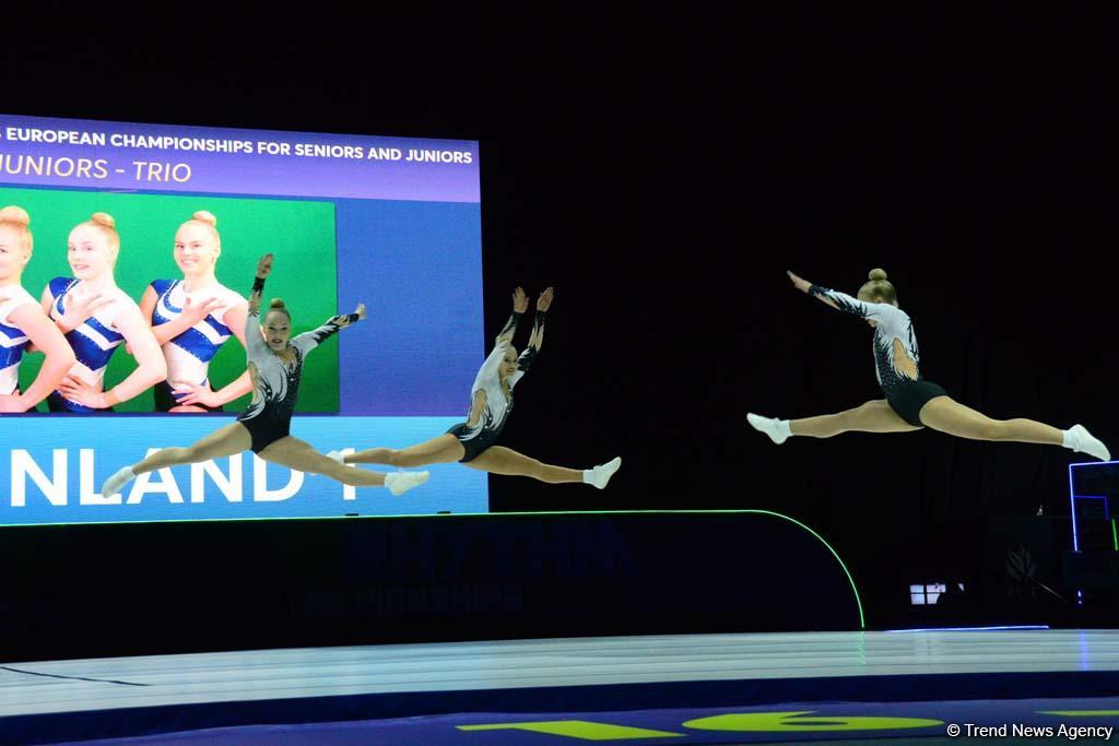 В Баку продолжаются соревнования в рамках Чемпионата Европы по аэробной гимнастике (ФОТО)