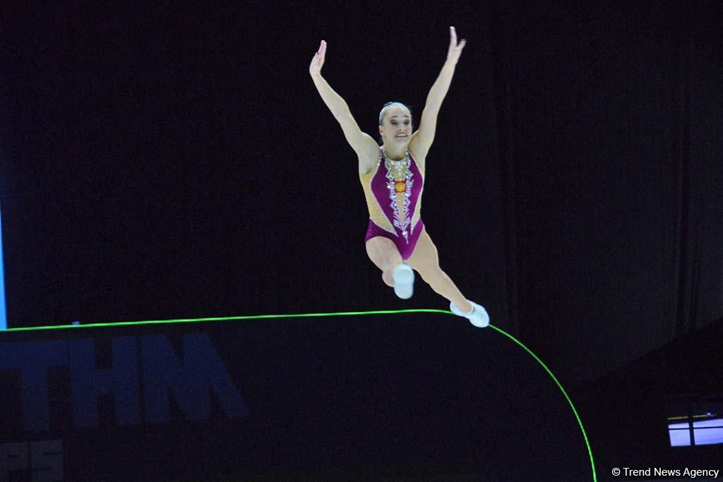 В Баку продолжаются соревнования в рамках Чемпионата Европы по аэробной гимнастике (ФОТО)