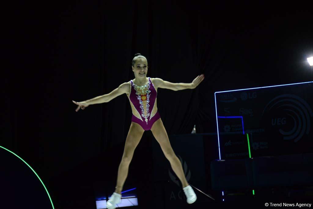 В Баку продолжаются соревнования в рамках Чемпионата Европы по аэробной гимнастике (ФОТО)