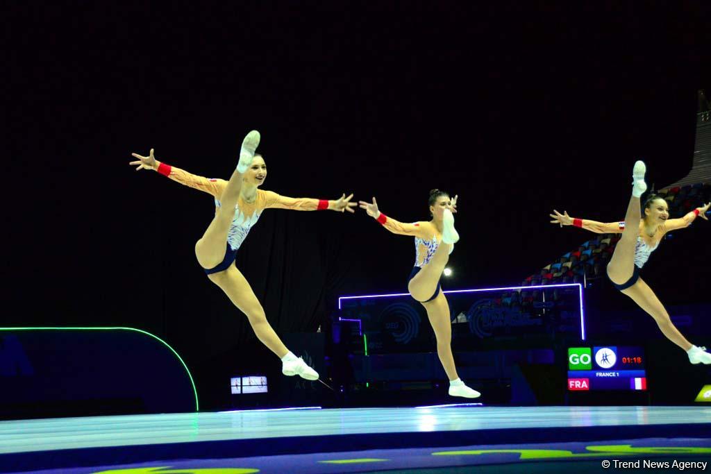 В Баку продолжаются соревнования в рамках Чемпионата Европы по аэробной гимнастике (ФОТО)