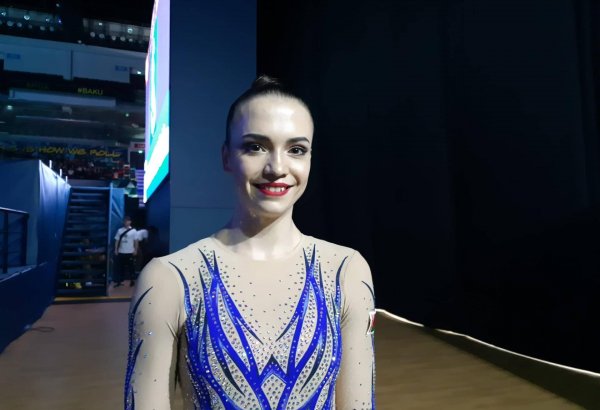 Соревнования по аэробной гимнастике в Баку проходят грандиозно – белорусская спортсменка