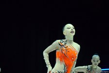 Продолжаются соревнования в рамках второго дня Чемпионата Европы по аэробной гимнастике в Баку (ФОТО)