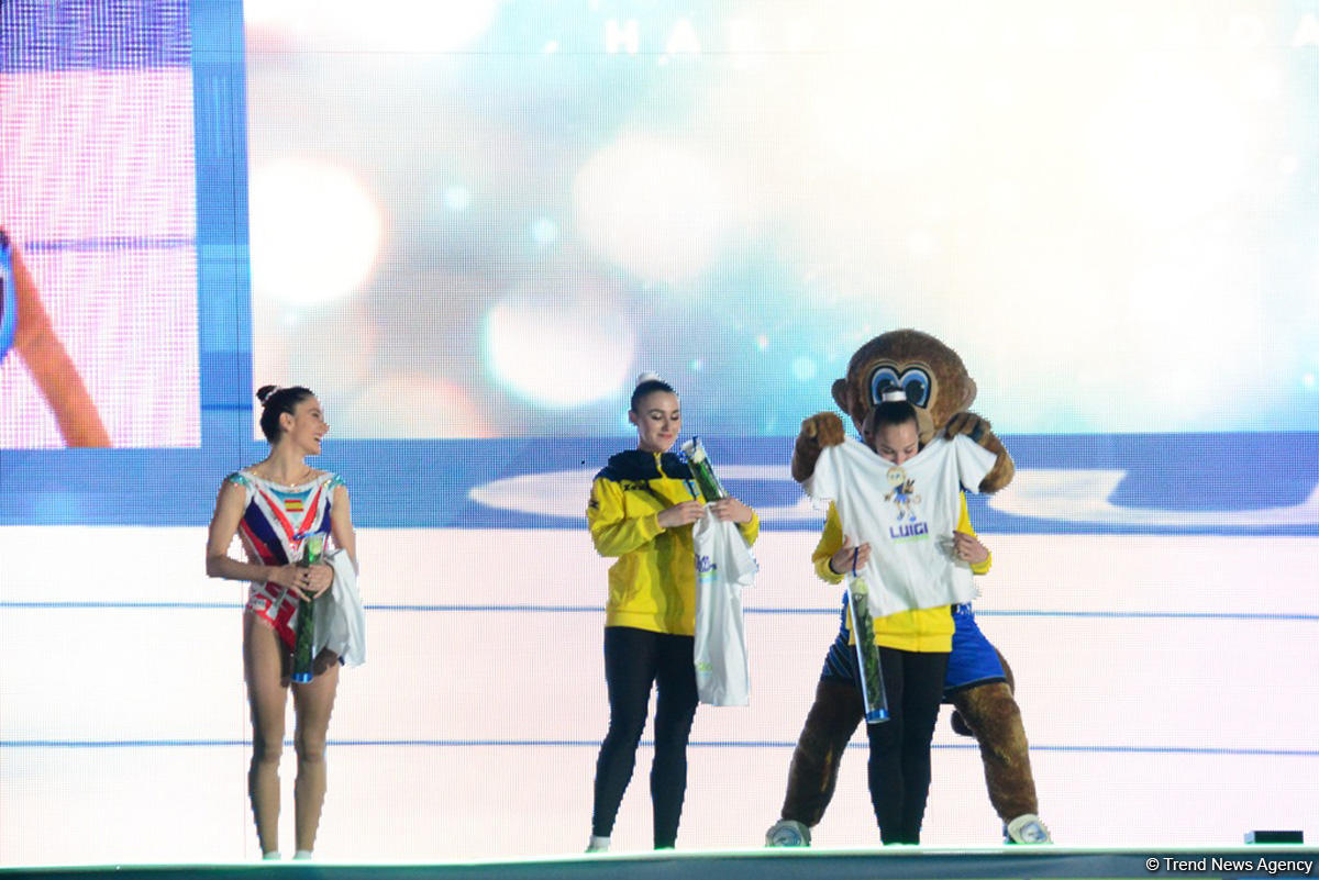 Продолжаются соревнования в рамках второго дня Чемпионата Европы по аэробной гимнастике в Баку (ФОТО)