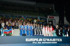 В Баку прошла церемония награждения победителей Чемпионата Европы в составах трио, групп и программе аэро-данс (ФОТО)