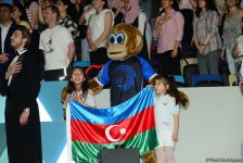 В Баку прошла церемония награждения победителей Чемпионата Европы в составах трио, групп и программе аэро-данс (ФОТО)