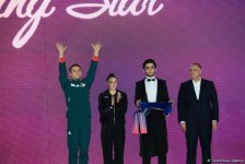 В Баку прошла церемония награждения победителей Чемпионата Европы в составах трио, групп и программе аэро-данс (ФОТО)