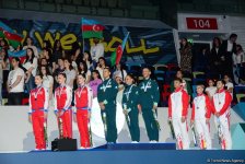 В Баку прошла церемония награждения победителей Чемпионата Европы в составах трио, групп и программе аэро-данс (ФОТО)