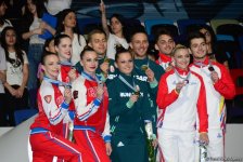В Баку прошла церемония награждения победителей Чемпионата Европы в составах трио, групп и программе аэро-данс (ФОТО)