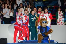 В Баку прошла церемония награждения победителей Чемпионата Европы в составах трио, групп и программе аэро-данс (ФОТО)