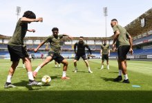 Месут Озиль и "Арсенал" провели первую тренировку в Баку (ФОТО)