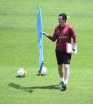 Месут Озиль и "Арсенал" провели первую тренировку в Баку (ФОТО)