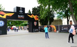 Остаются считанные часы до финала Лиги Европы УЕФА в Баку (ФОТО)
