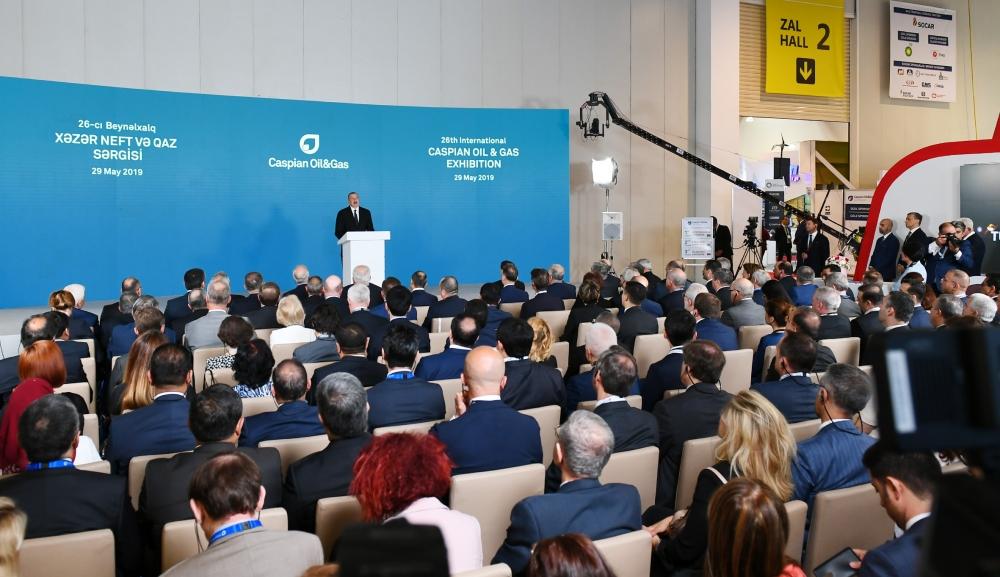 Президент Ильхам Алиев принял участие в открытии XXVI Международной выставки и конференции «Нефть и газ Каспия-2019» (ФОТО)