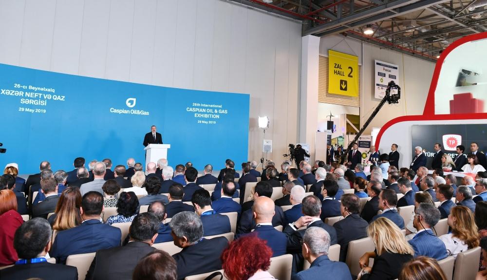 Президент Ильхам Алиев принял участие в открытии XXVI Международной выставки и конференции «Нефть и газ Каспия-2019» (ФОТО)