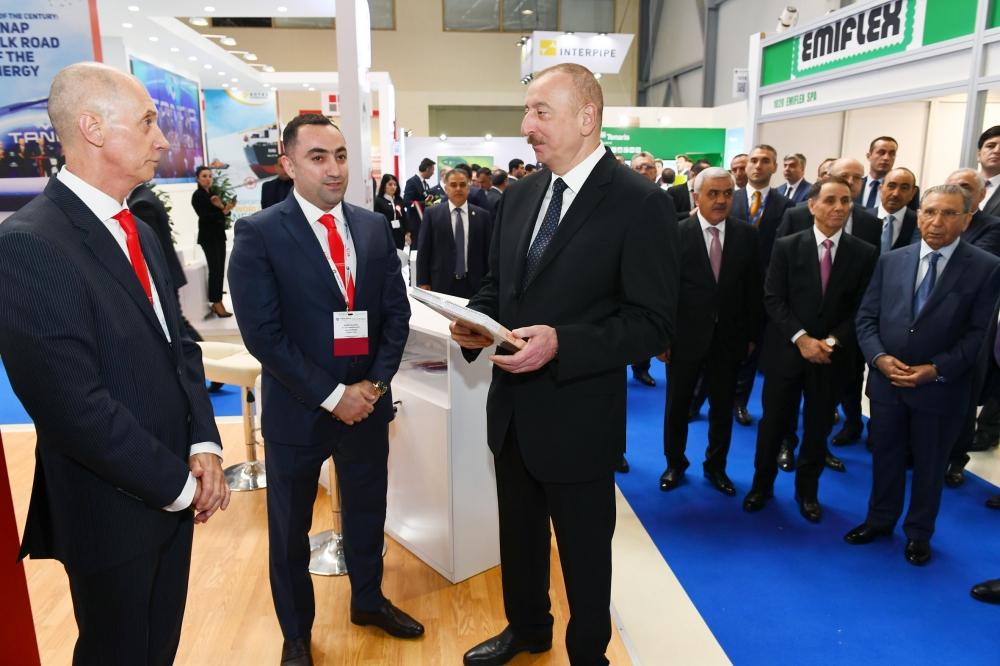 Президент Ильхам Алиев принял участие в открытии XXVI Международной выставки и конференции «Нефть и газ Каспия-2019» (ФОТО)