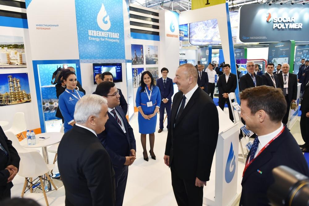 Президент Ильхам Алиев принял участие в открытии XXVI Международной выставки и конференции «Нефть и газ Каспия-2019» (ФОТО)