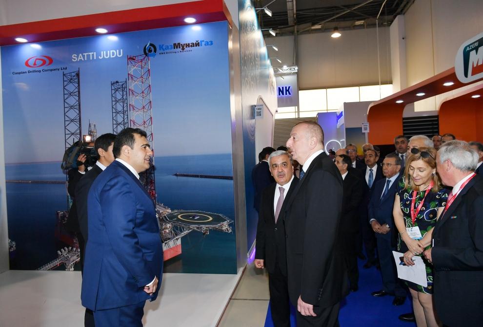 Президент Ильхам Алиев принял участие в открытии XXVI Международной выставки и конференции «Нефть и газ Каспия-2019» (ФОТО)
