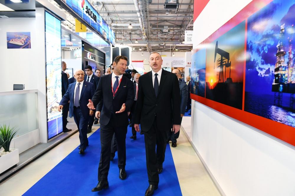 Президент Ильхам Алиев принял участие в открытии XXVI Международной выставки и конференции «Нефть и газ Каспия-2019» (ФОТО)