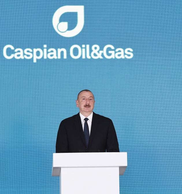 Президент Ильхам Алиев принял участие в открытии XXVI Международной выставки и конференции «Нефть и газ Каспия-2019» (ФОТО)