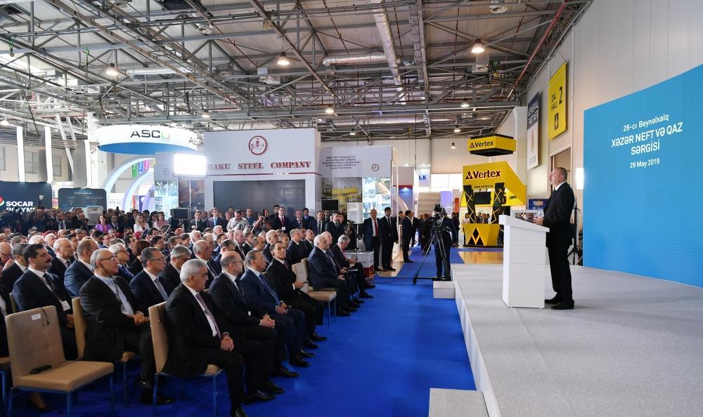 Президент Ильхам Алиев принял участие в открытии XXVI Международной выставки и конференции «Нефть и газ Каспия-2019» (ФОТО)