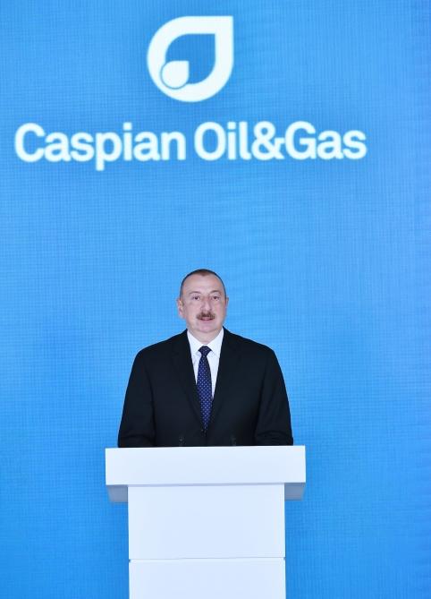 Президент Ильхам Алиев принял участие в открытии XXVI Международной выставки и конференции «Нефть и газ Каспия-2019» (ФОТО)