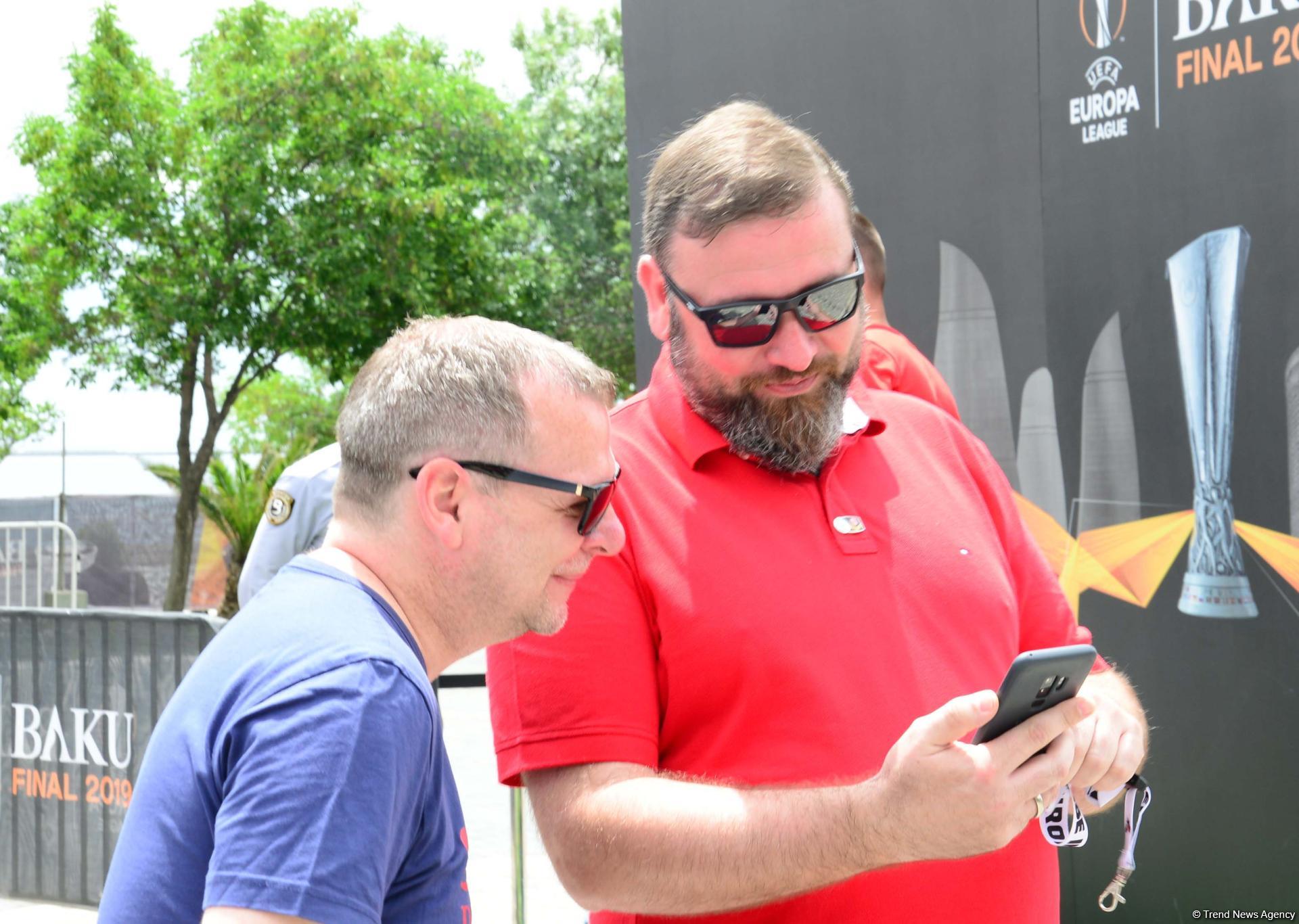 Остаются считанные часы до финала Лиги Европы УЕФА в Баку (ФОТО)