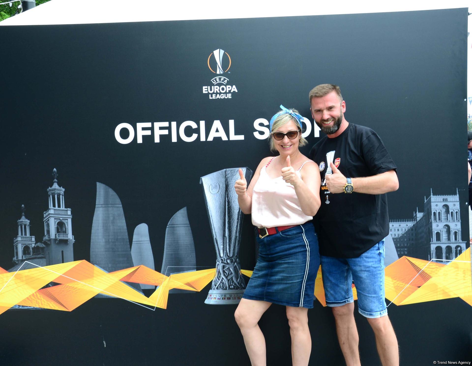 Остаются считанные часы до финала Лиги Европы УЕФА в Баку (ФОТО)