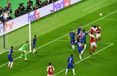 Президент Ильхам Алиев и Первая леди Мехрибан Алиева наблюдали за финалом Лиги Европы УЕФА на Бакинском олимпийском стадионе (ФОТО)