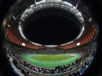 Президент Ильхам Алиев и Первая леди Мехрибан Алиева наблюдали за финалом Лиги Европы УЕФА на Бакинском олимпийском стадионе (ФОТО)