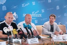 Эмин Агаларов, Федор Емельяненко и Павел Деревянко в Баку: Борьба с наркоманией! (ФОТО)