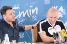 Эмин Агаларов, Федор Емельяненко и Павел Деревянко в Баку: Борьба с наркоманией! (ФОТО)