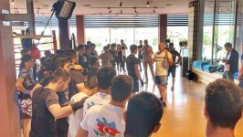 Федор Емельяненко показал свои секреты азербайджанским бойцам (ФОТО)