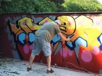 Креативная битва британца и азербайджанца в Баку (ФОТО)