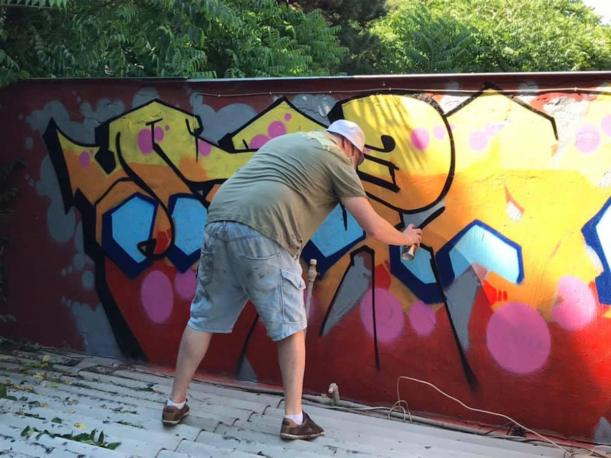 Креативная битва британца и азербайджанца в Баку (ФОТО)