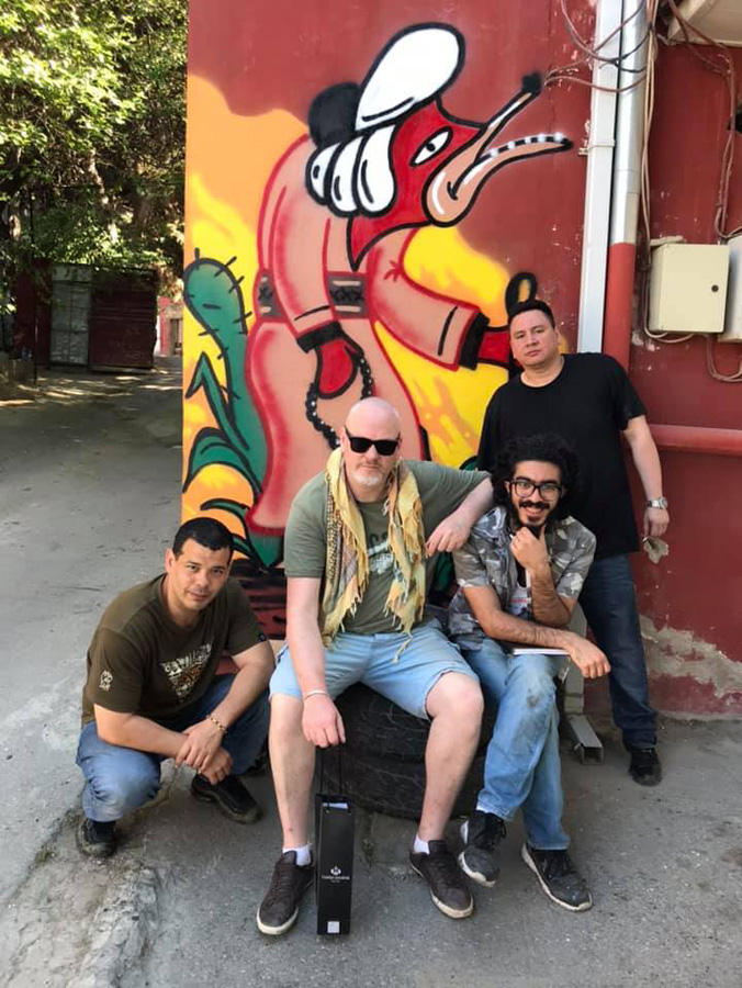 Креативная битва британца и азербайджанца в Баку (ФОТО)