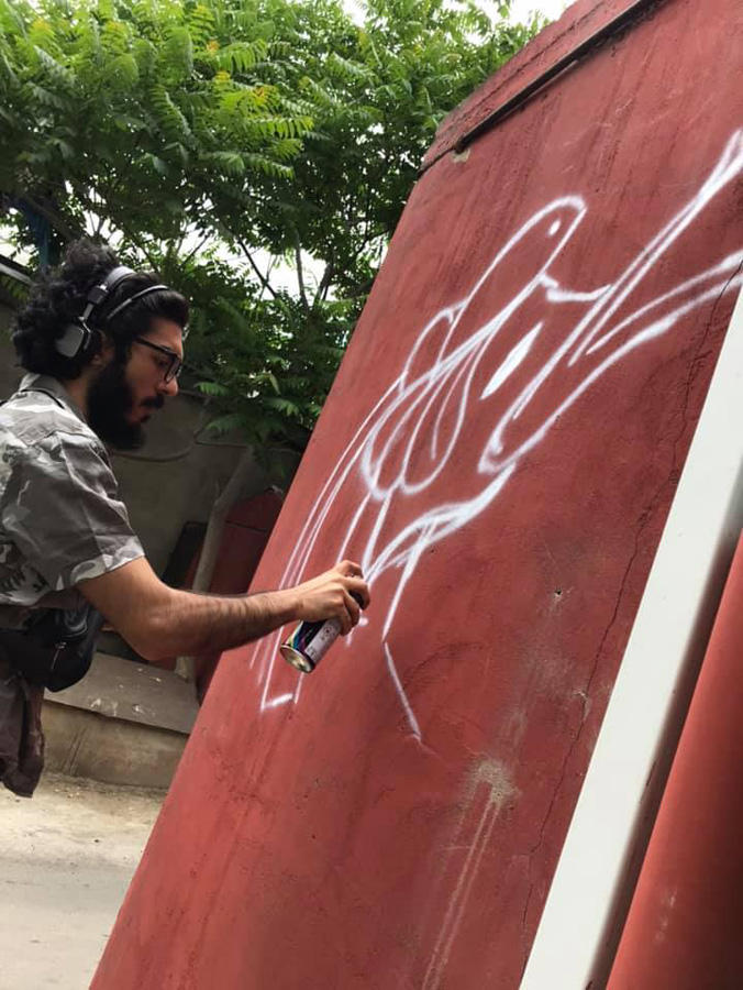 Креативная битва британца и азербайджанца в Баку (ФОТО)