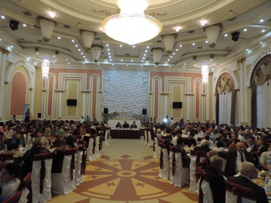 Фонд Гейдара Алиева организовал ифтар в Хачмазе (ФОТО)