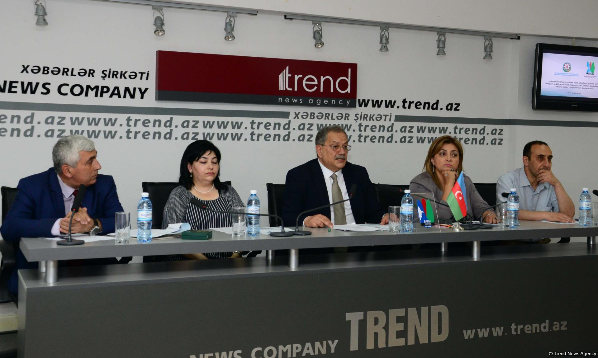 В Баку обсудили модель мультикультурализма на примере защиты прав и сохранения традиций нацменьшинств в Азербайджане (ФОТО)