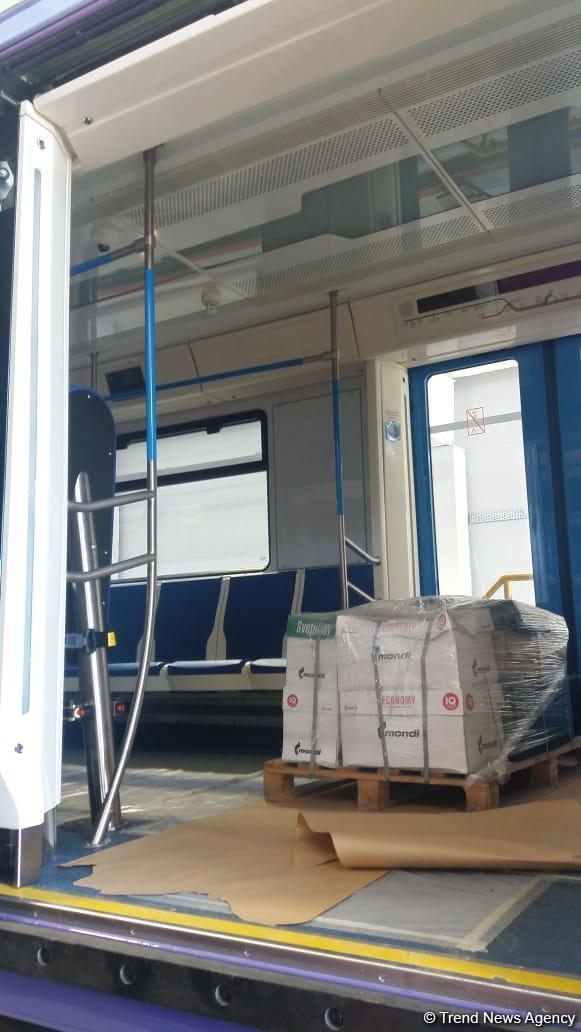 Новые вагоны бакинского метро (ФОТО/ВИДЕО)